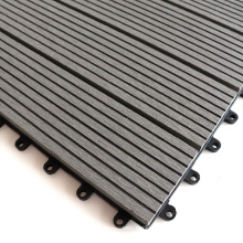 Antisplinter Anticorrosion 300X300mm Outdoor Interlocking WPC Balcony Decking Tiles